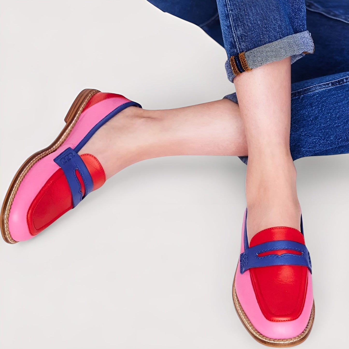Ottillie™ | Bunte Akzent-Mokassins