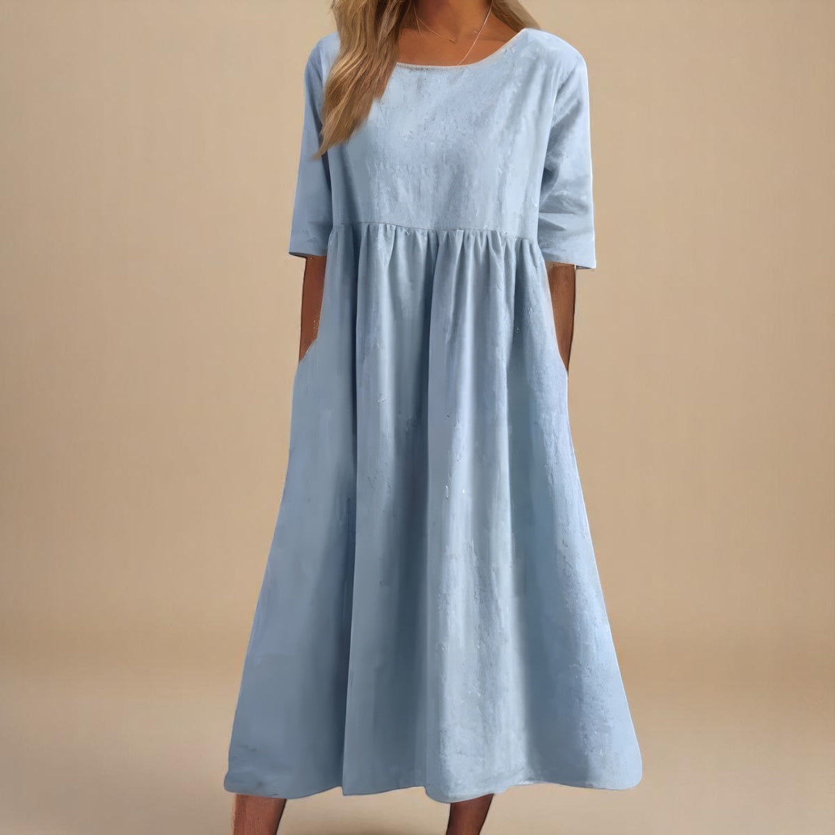 Minea | Leichtes Sommerkleid mit eleganter, fließender Silhouette