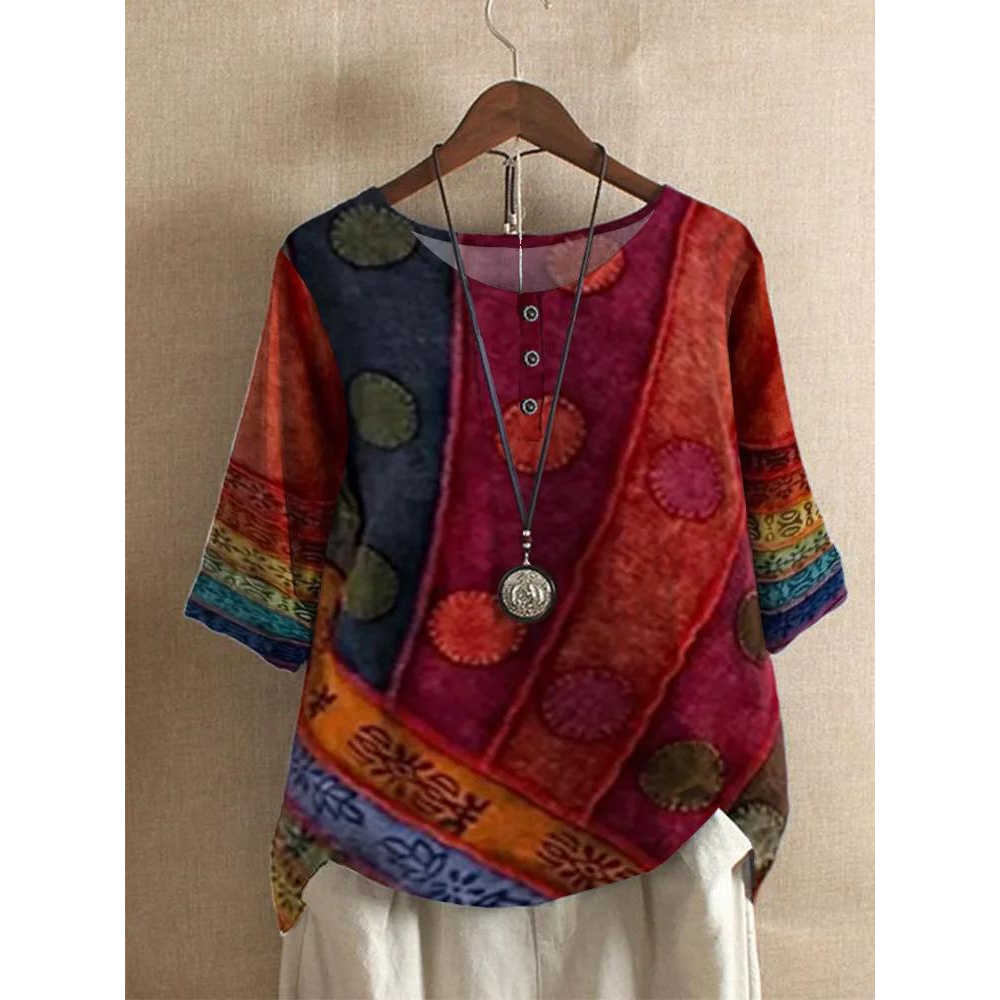 Valarie | Leichtes Patchwork-Top mit kreativem Charme