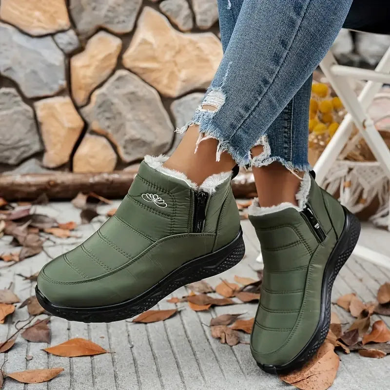 Manu | Stilvolle, warme und rutschfeste Damenstiefeletten