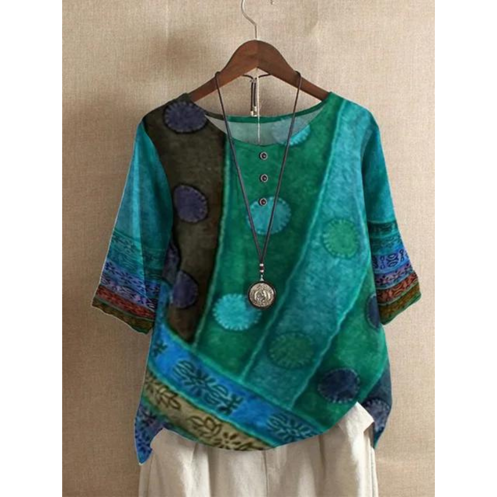 Valarie | Leichtes Patchwork-Top mit kreativem Charme