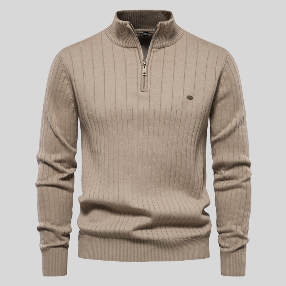 Luca | Stylischer Reißverschluss-Pullover