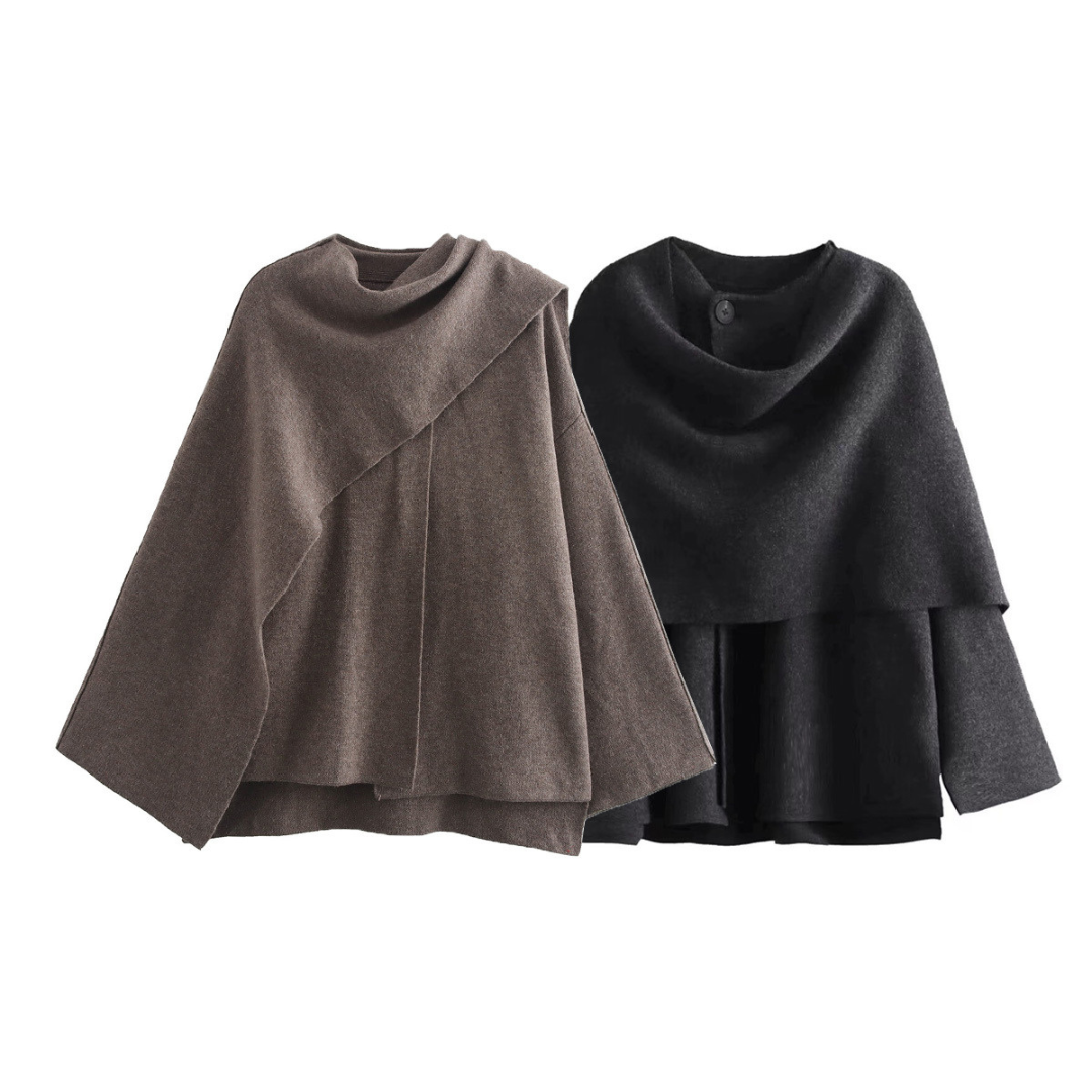 Elif | Stylischer Cape-Mantel