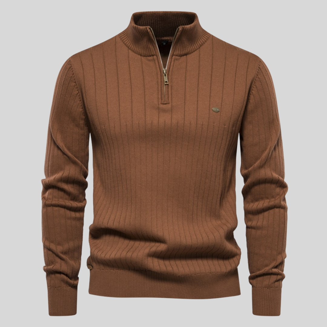 Luca | Stylischer Reißverschluss-Pullover