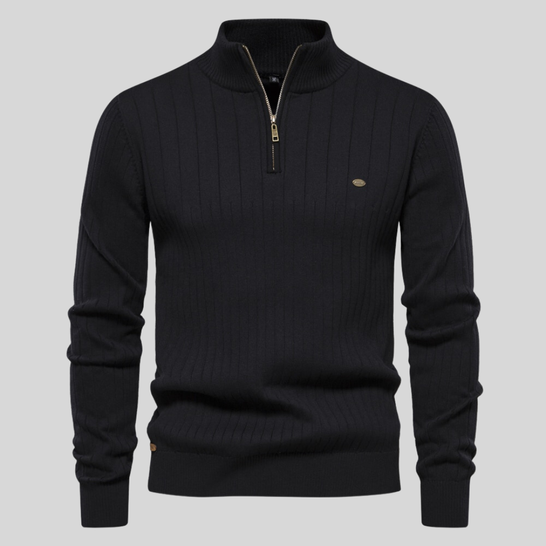 Luca | Stylischer Reißverschluss-Pullover
