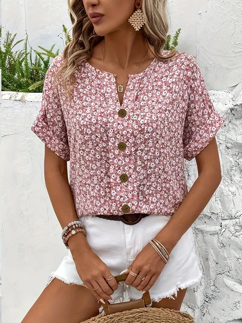 Jelena | Leichtes Blumen-Top für Frühling und Sommer