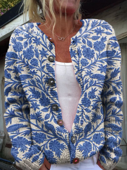 Cassidy | Zeitloser Cardigan im floralen Design