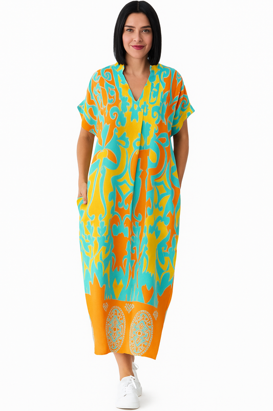 Elena | Stilvolles Blumenkleid mit femininer Note