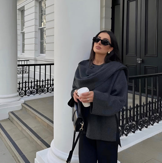 Elif | Stylischer Cape-Mantel