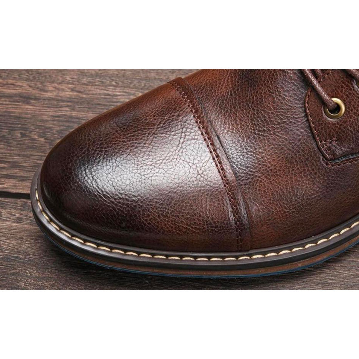 Aaron | Elegante Oxford-Stiefel aus feinstem Leder