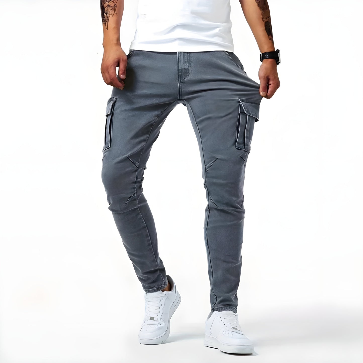 Samuel | Stretch Cargo Jeans
