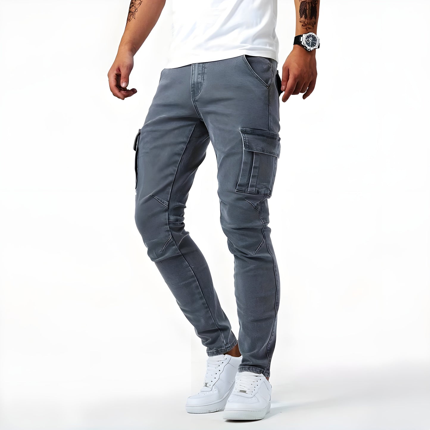Samuel | Stretch Cargo Jeans
