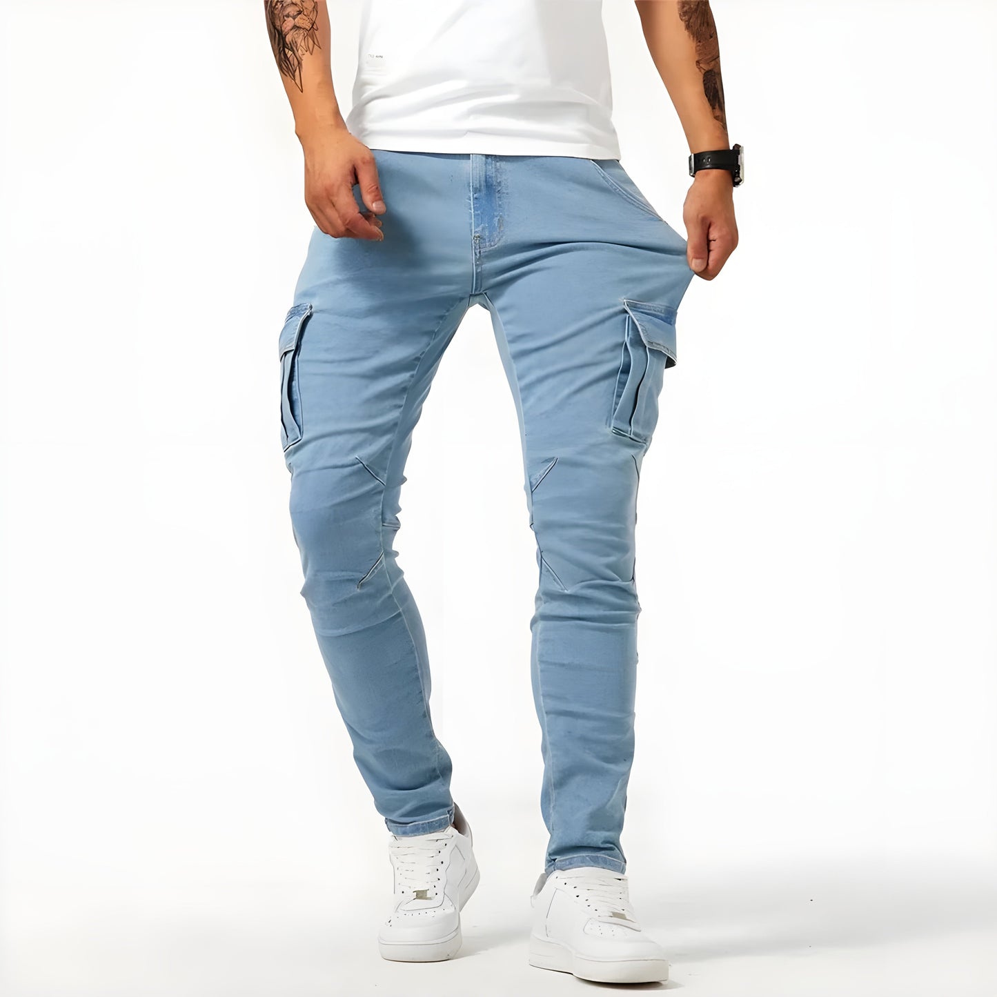 Samuel | Stretch Cargo Jeans