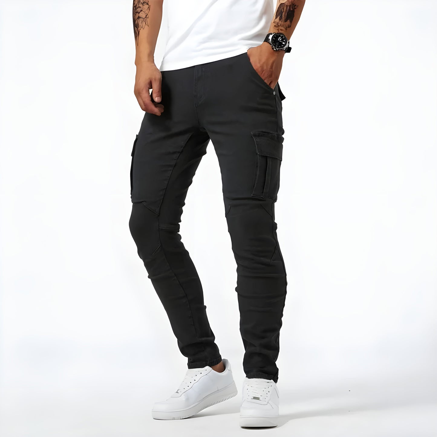 Samuel | Stretch Cargo Jeans