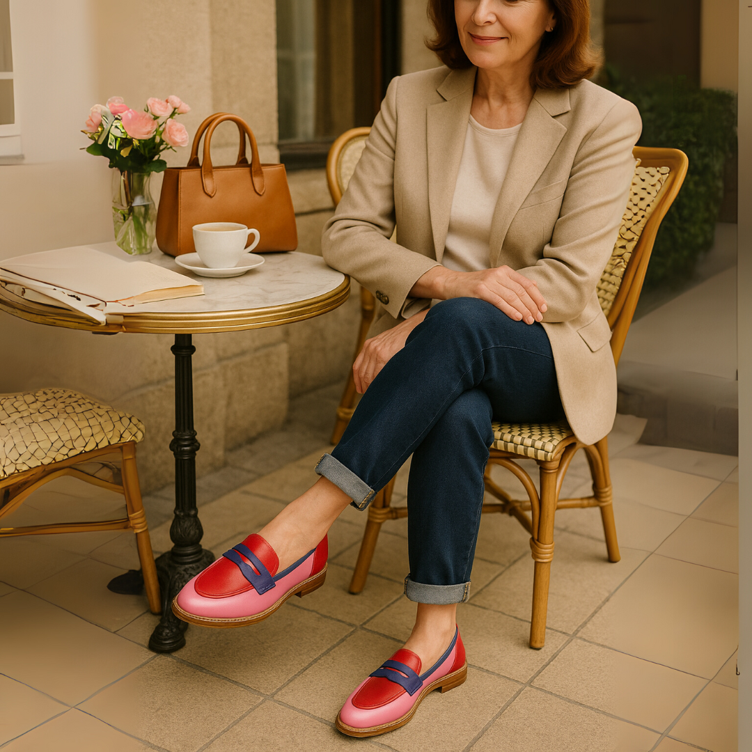 Ottillie™ | Bunte Akzent-Mokassins