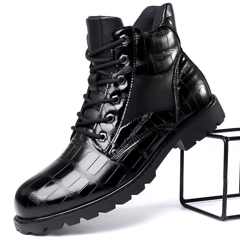 Rendell | Elegante Stiefel aus hochwertigem Krokodilleder