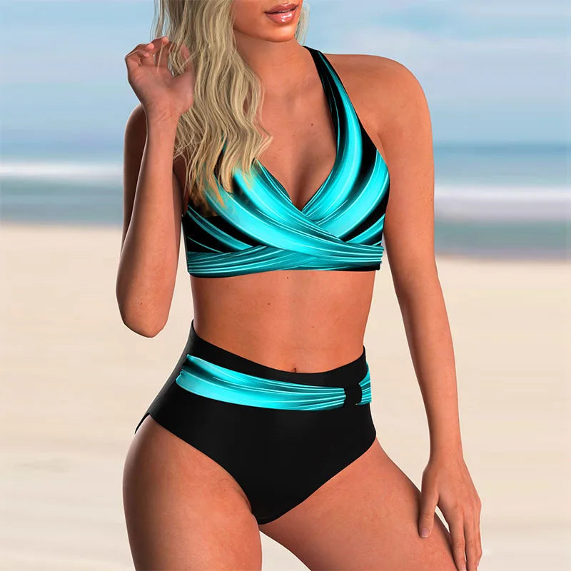 Grete | Push-Up Bikini-Set mit Hochtaillierung