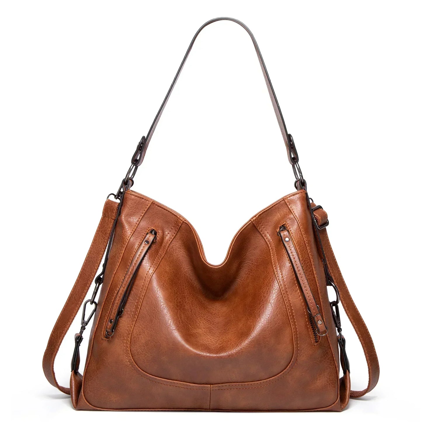 Priscilla | Klassische Handtasche aus feinstem Leder