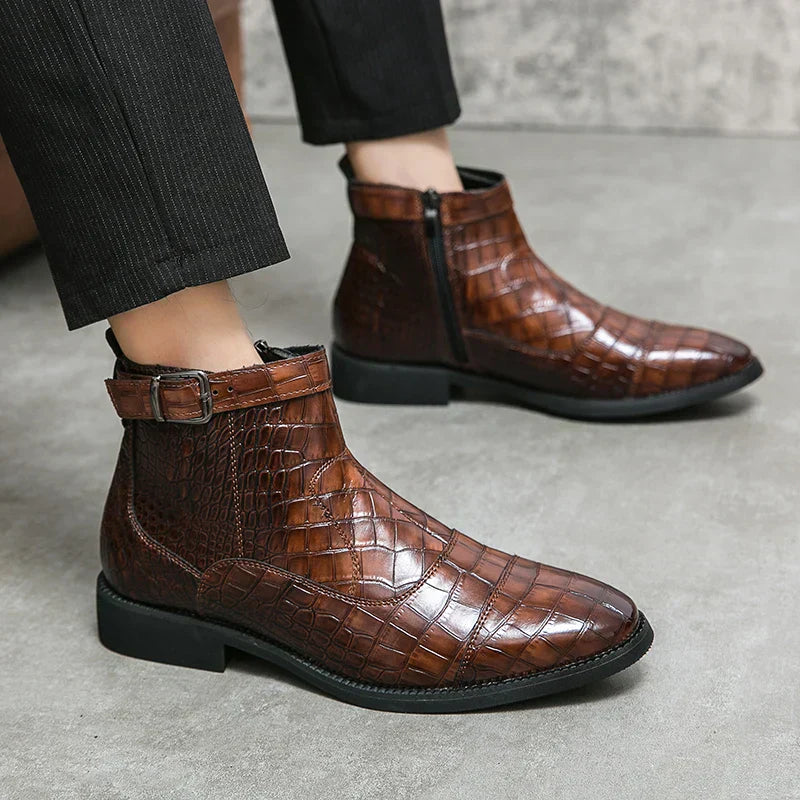 Baron | Edle Schnallenstiefel aus feinstem Leder