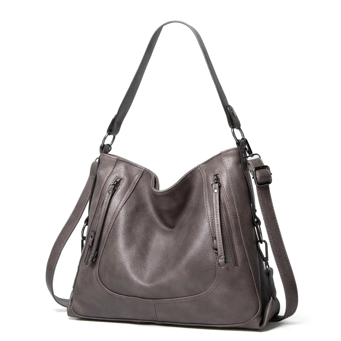 Priscilla | Klassische Handtasche aus feinstem Leder