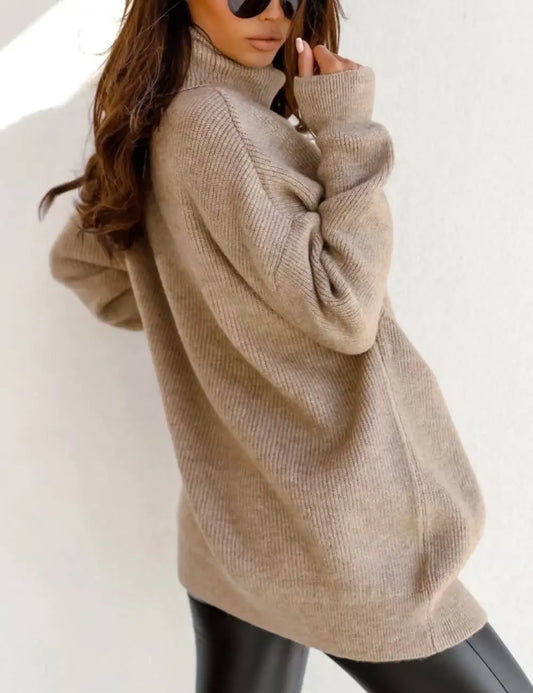 Seraina | Oversized Pullover aus grob gestricktem Material