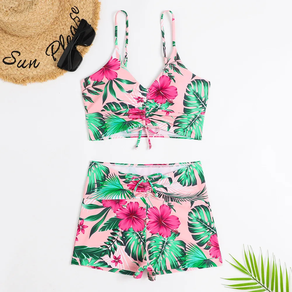 Petra | Feminine Bikini mit Blumenmuster