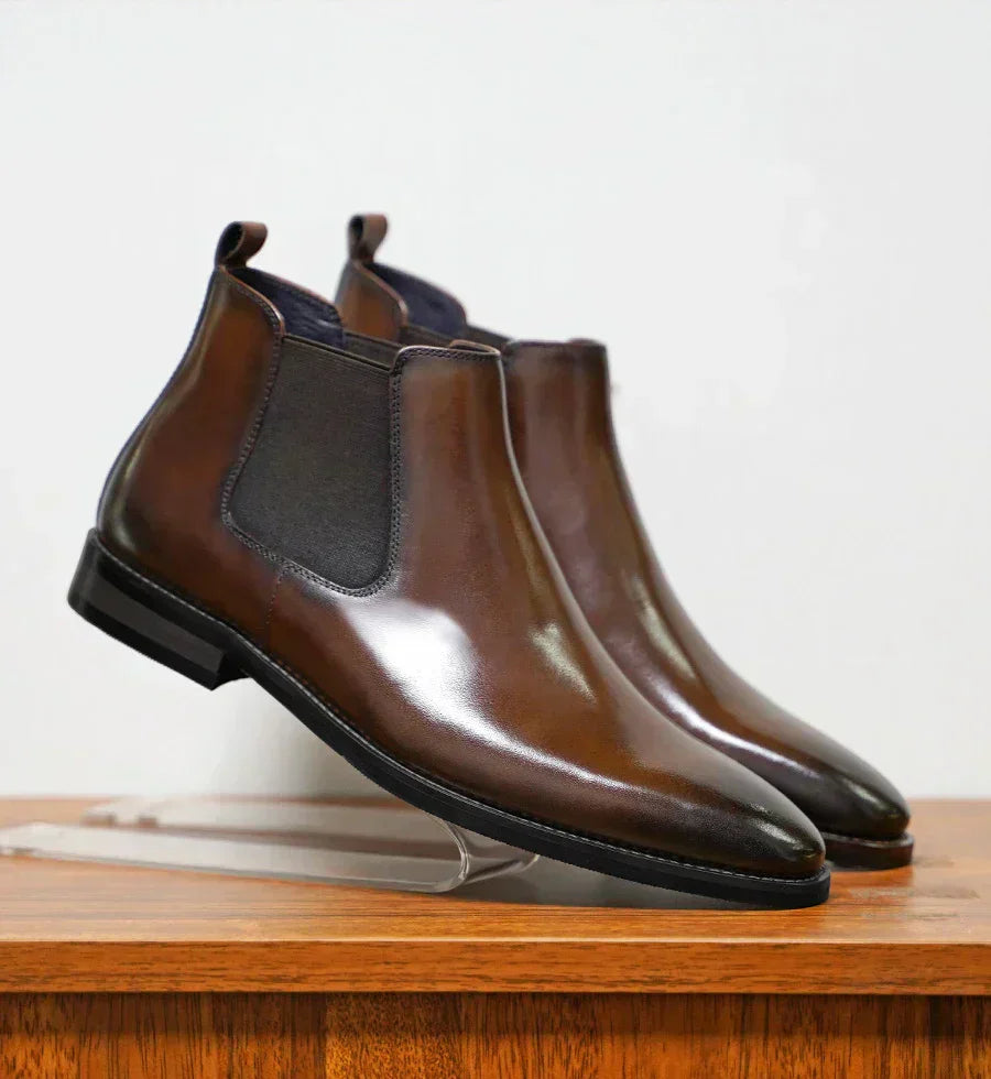 Craig | Zeitlose Leder-Chelsea-Stiefel für elegante Herren