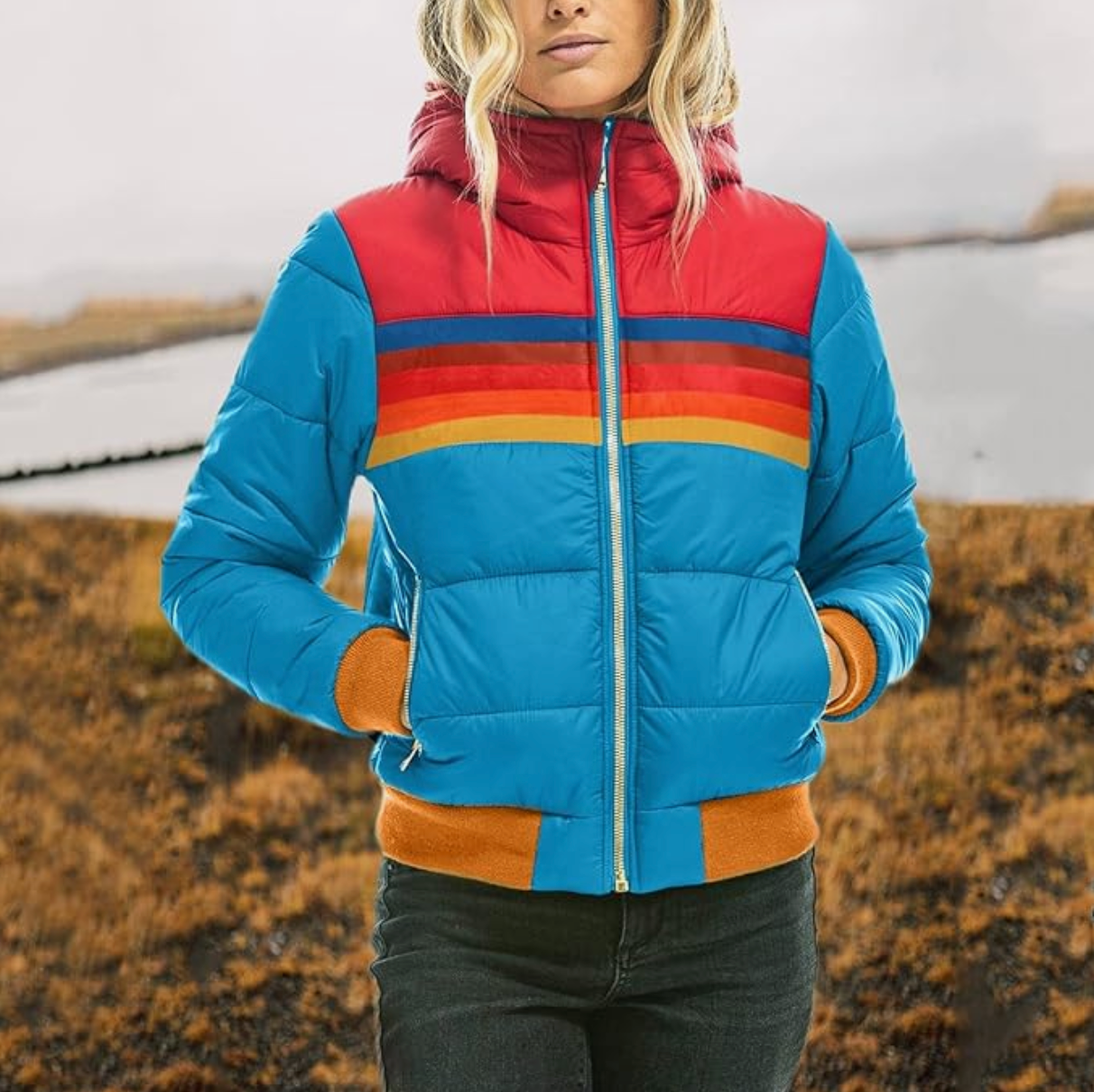 Stephanie | Vintage Hoodie Jacket