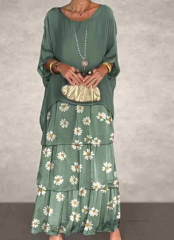 Solea | Elegantes, langes Kleid für einen fließenden Look