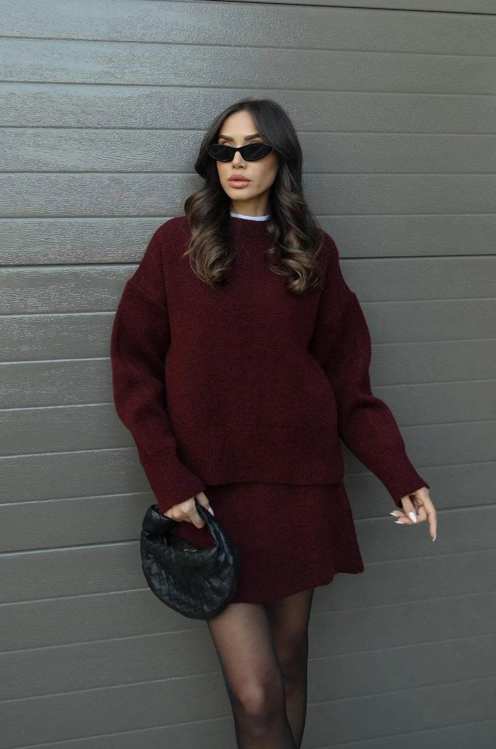 Helena | Strickkleid mit Rock