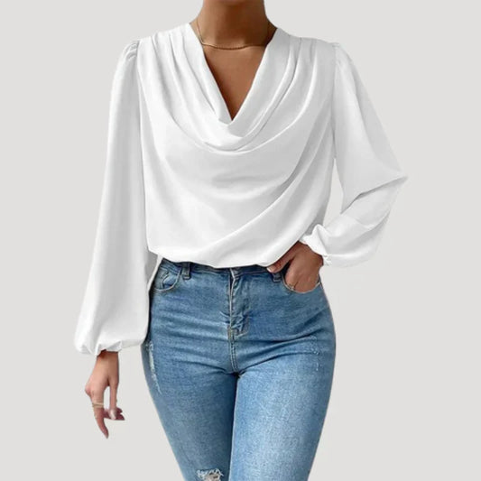 Nikita | Elegante Bluse mit V-Ausschnitt für Damen