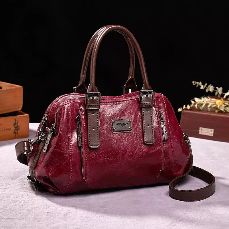 Nancy | Exquisite Damenhandtasche aus hochwertigem Leder