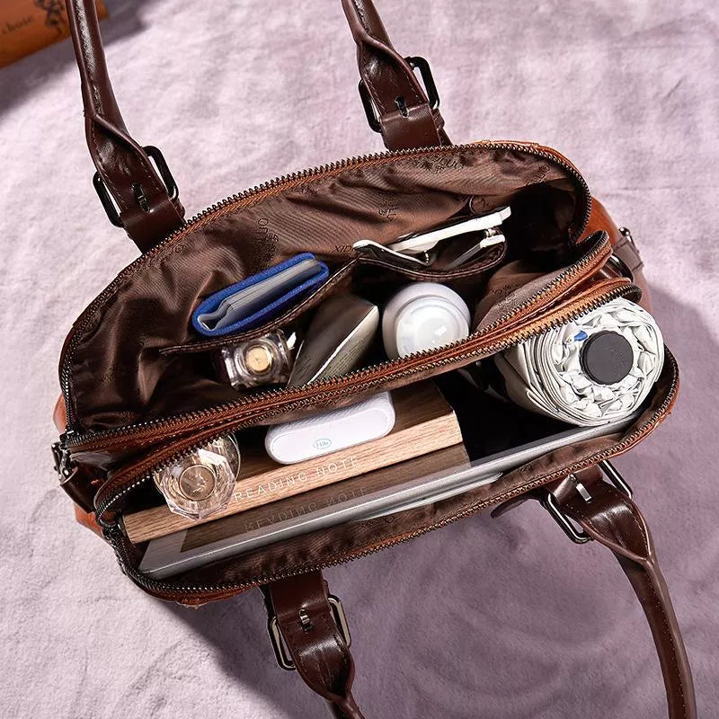 Nancy | Exquisite Damenhandtasche aus hochwertigem Leder