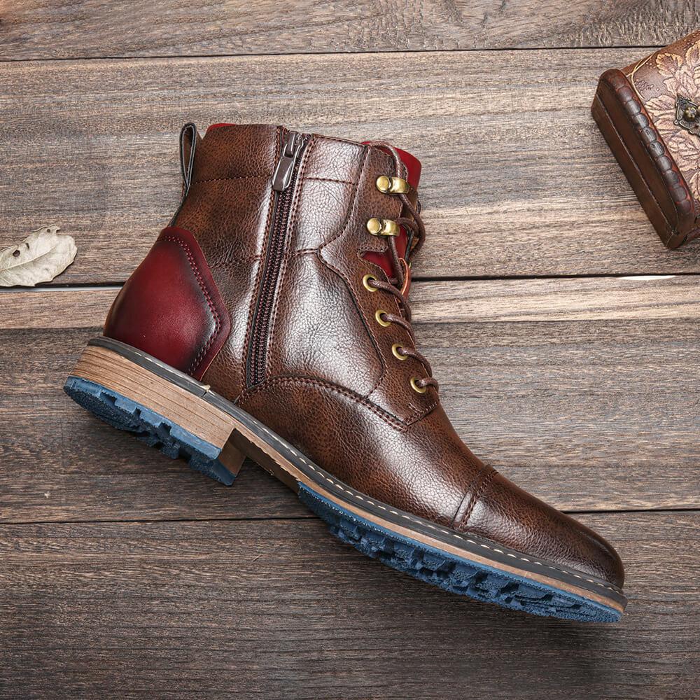 Aaron | Elegante Oxford-Stiefel aus feinstem Leder