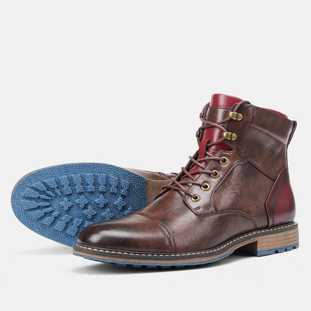 Aaron | Elegante Oxford-Stiefel aus feinstem Leder