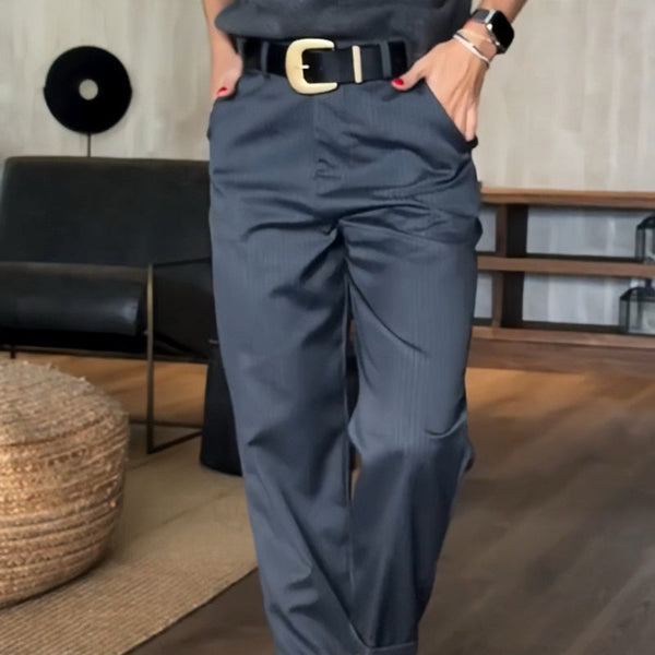 Mathilda | Elegante Anzughose mit zarten Streifen