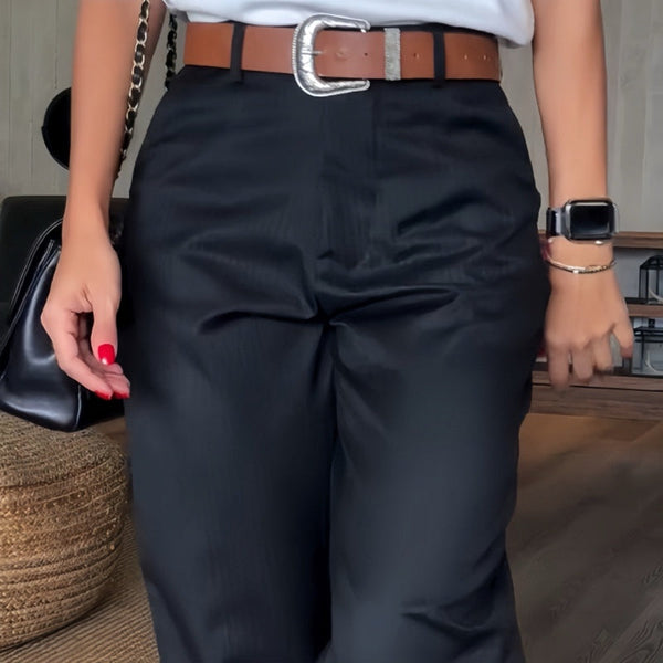 Mathilda | Elegante Anzughose mit zarten Streifen