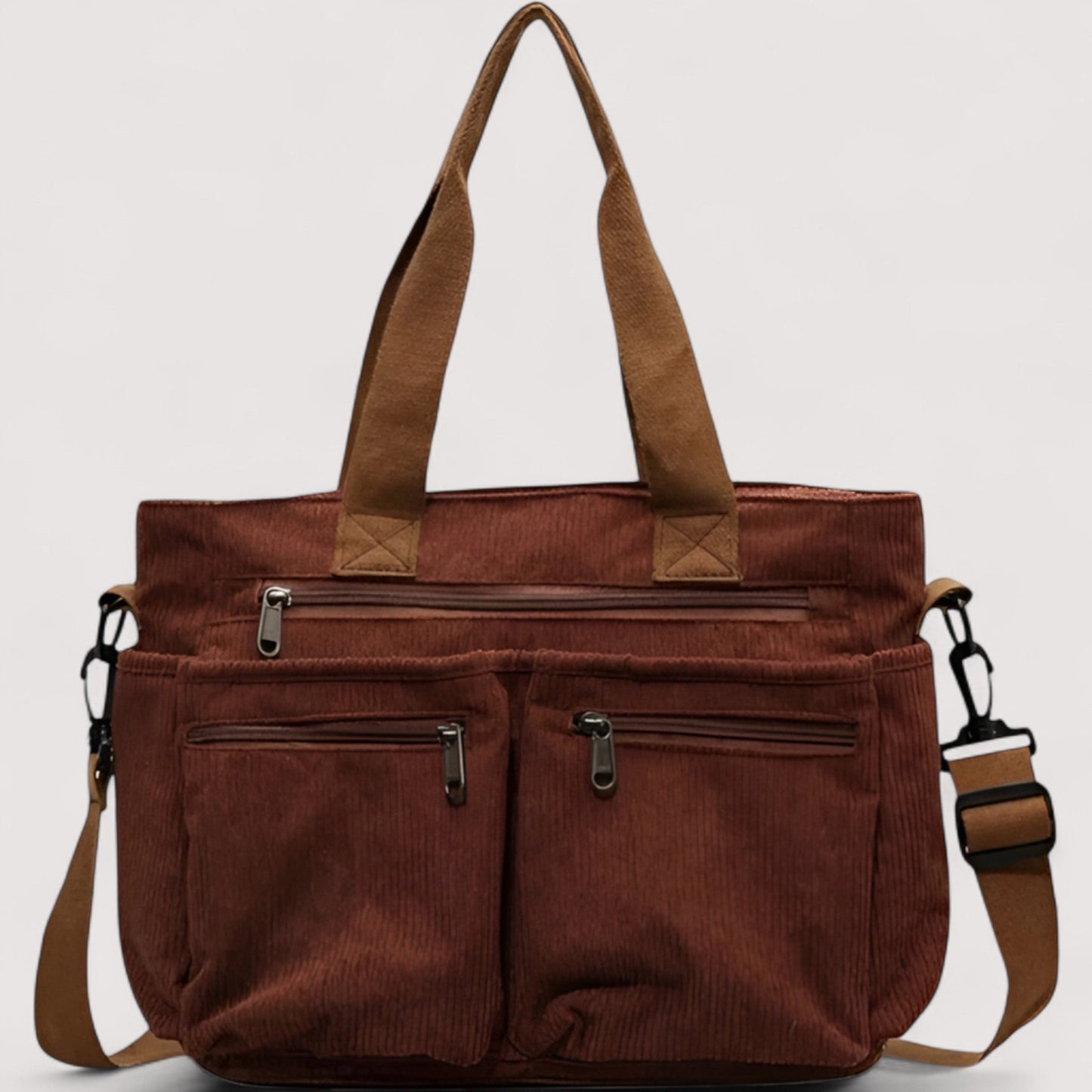 Selma™ | Geräumige Umhängetasche aus Cord