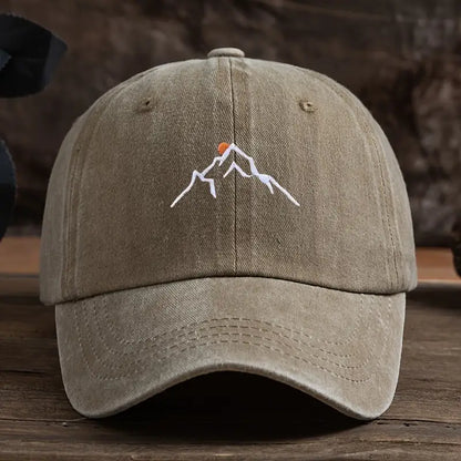 Ermil – Bestickte Baseball Kappe Mit Berggipfel
