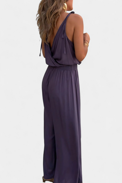 Donatila | Eleganter Jumpsuit mit goldenen Akzenten