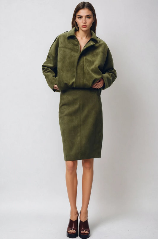 Sofia | Elegante Wildlederjacke für einen modischen Auftritt