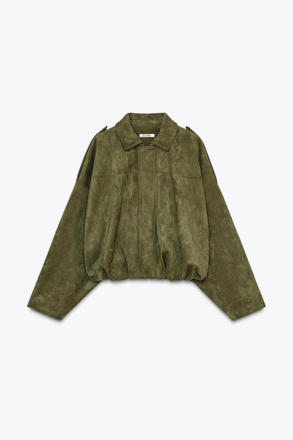 Sofia | Elegante Wildlederjacke für einen modischen Auftritt