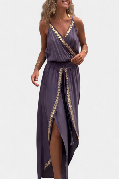 Donatila | Eleganter Jumpsuit mit goldenen Akzenten