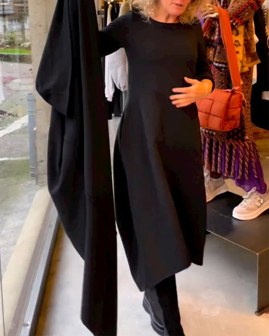 Clara | Stilvolles Midikleid mit praktischen Taschen