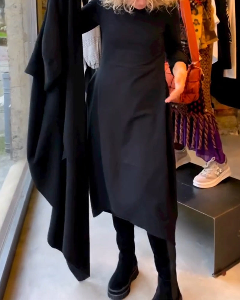 Clara | Stilvolles Midikleid mit praktischen Taschen