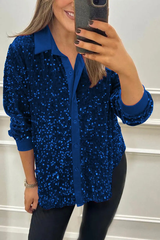 Ciara | Glitzerndes Shirt mit Funkel-Effekt