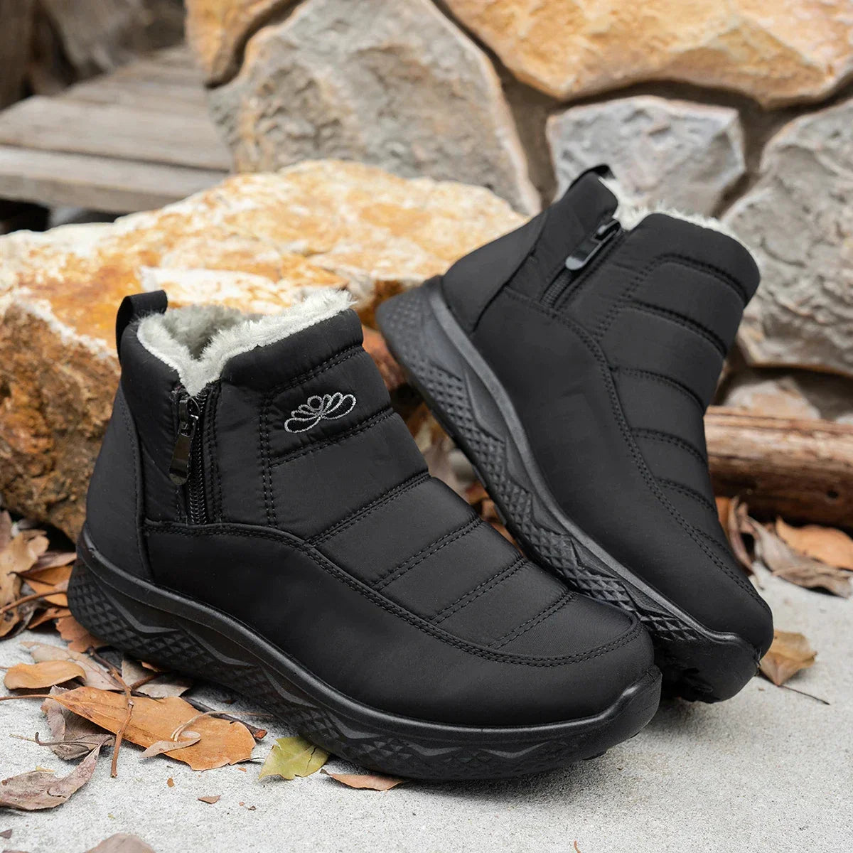 Manu | Stilvolle, warme und rutschfeste Damenstiefeletten