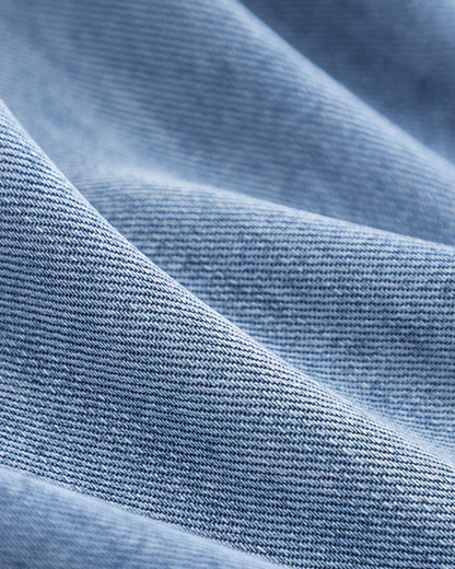 Marites | Moderner Denim- und Wildledermantel