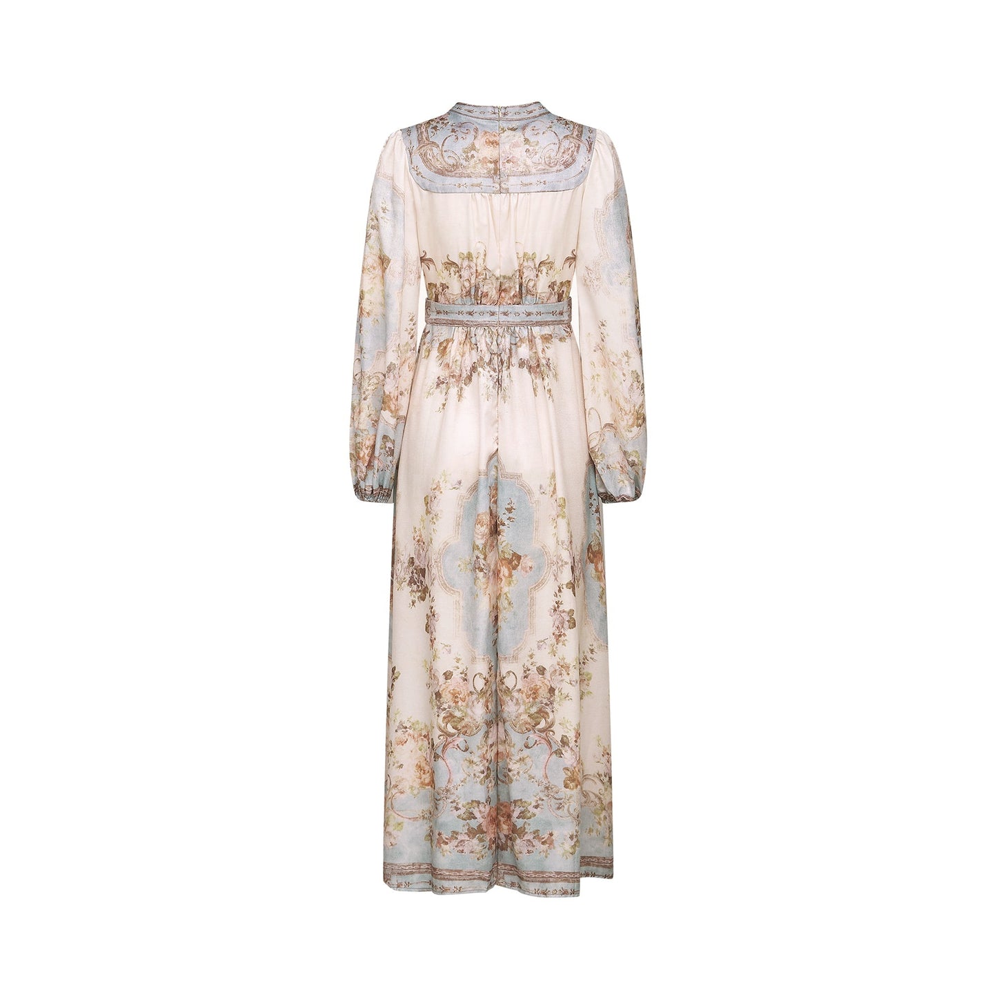 Sophie | Leichtes Midikleid mit floralem Muster und Faltendetails