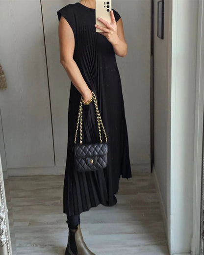 Jolijn | Lockeres Kleid mit Taschen und Falten-Design